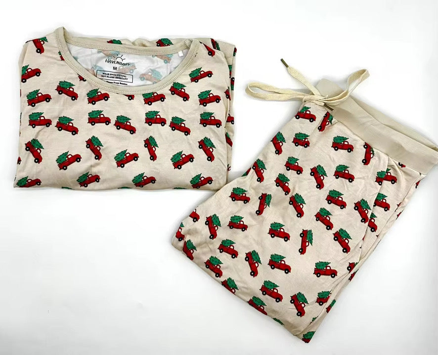 Big Red Truck Women’s Bamboo Set