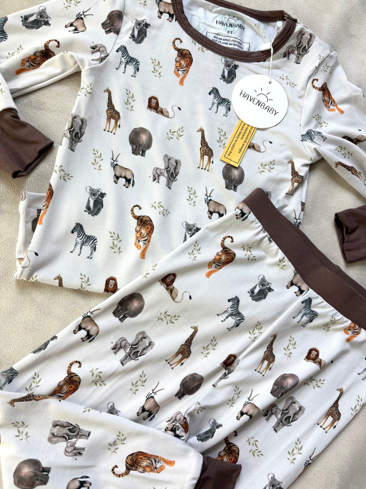 Safari Bamboo Two Piece
