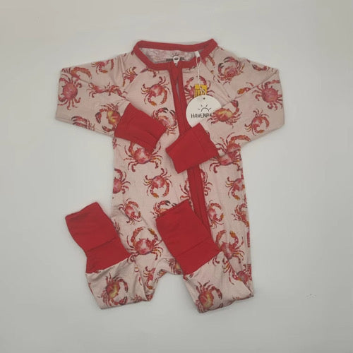 Lil Crabbie Bamboo Romper