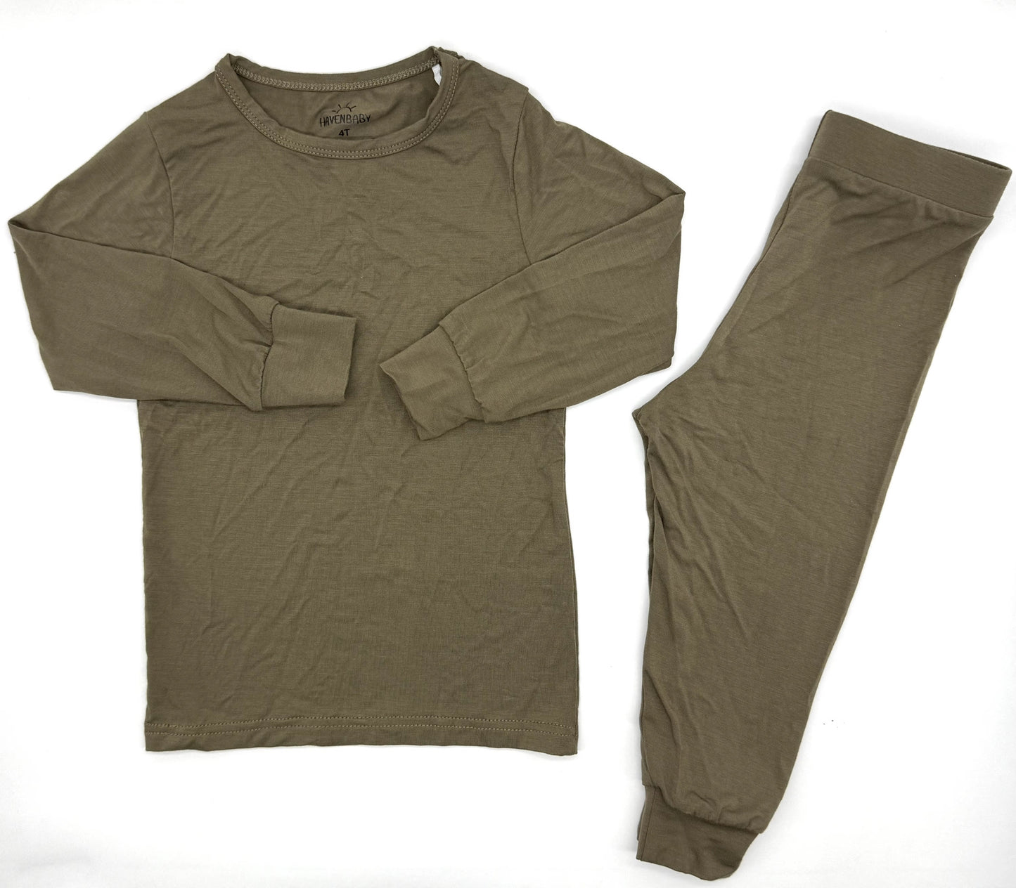 Olive Bamboo Two Piece