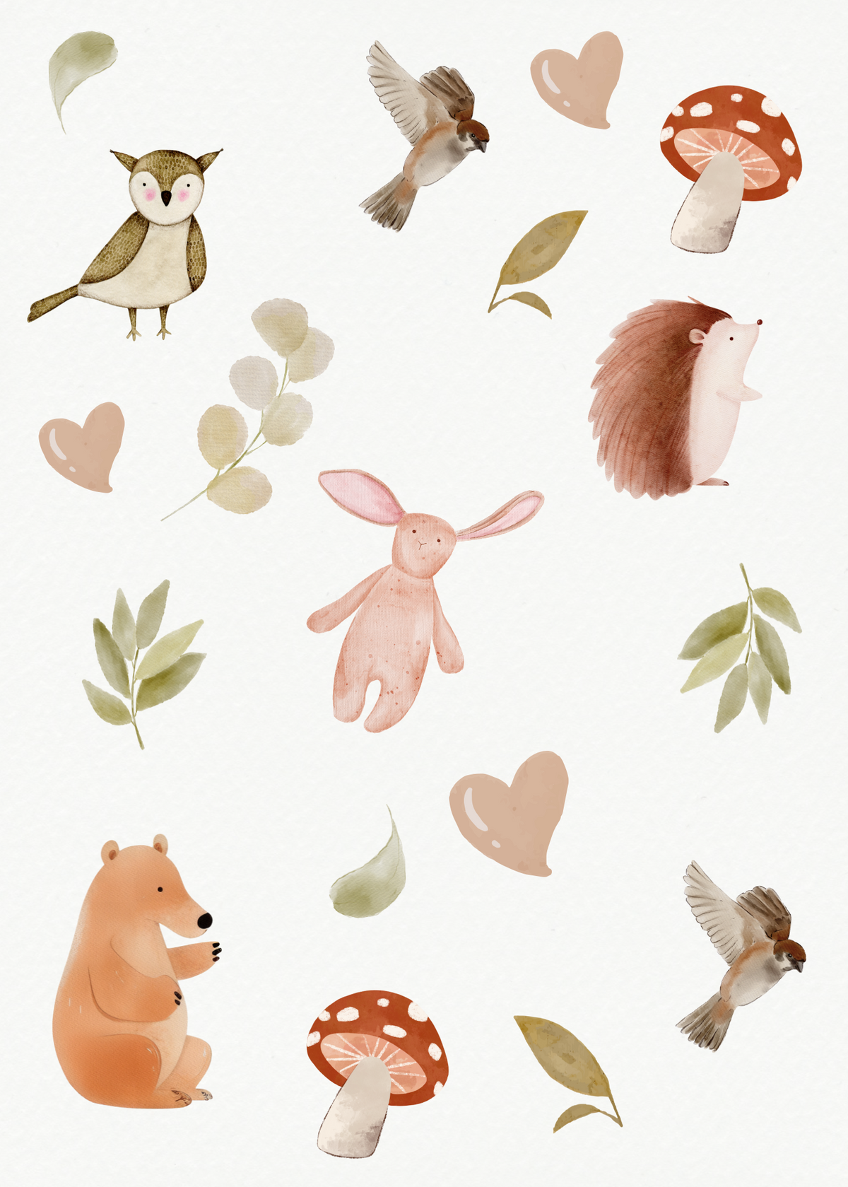 Woodland Creatures Bamboo Romper