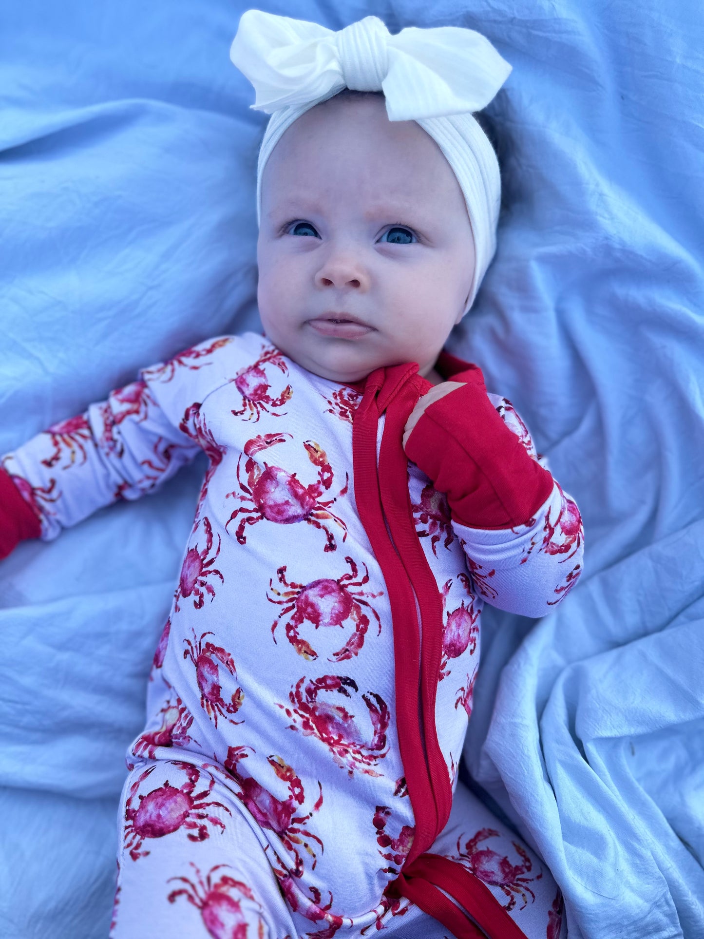 Lil Crabbie Bamboo Romper