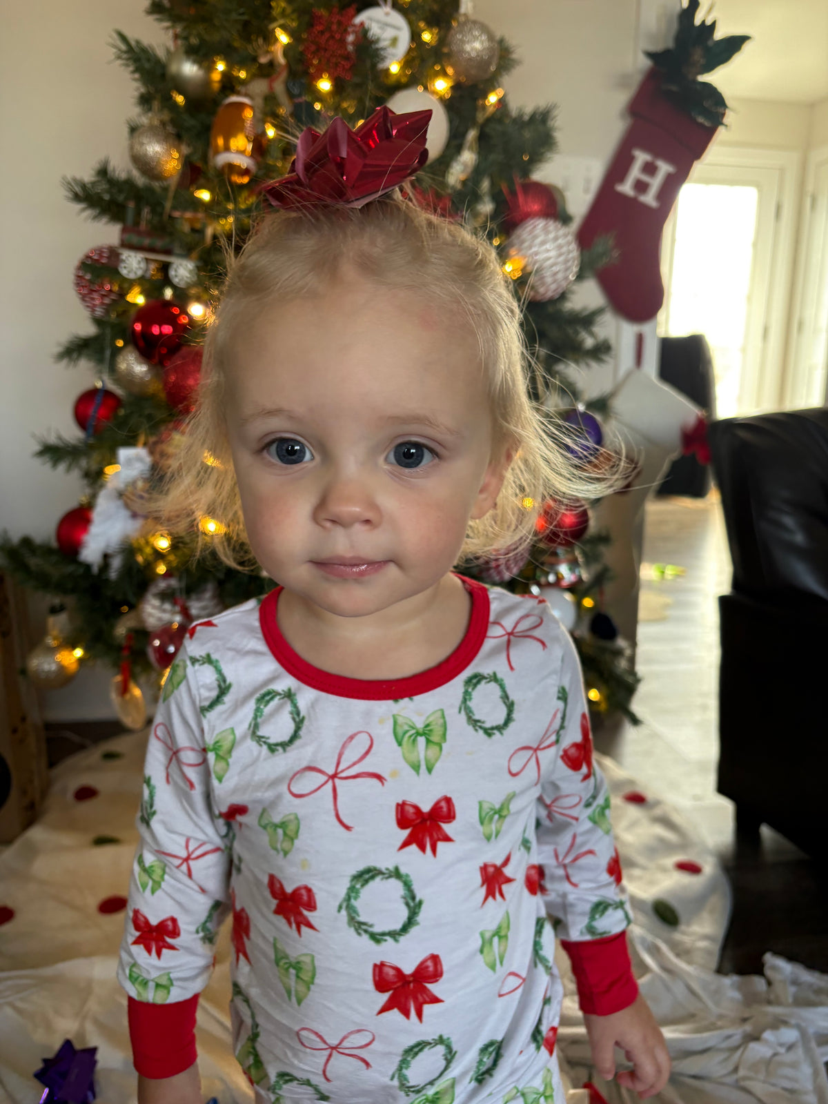A Bowy Christmas Bamboo Two Piece