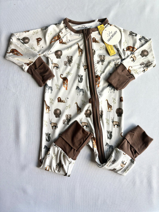 Safari Bamboo Romper