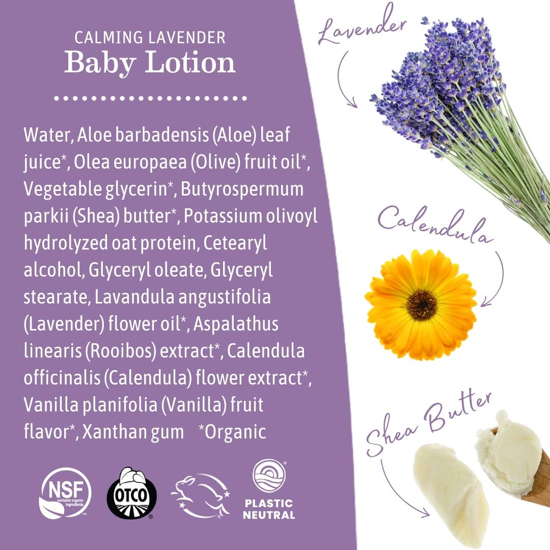 Calming Lavender Baby Lotion