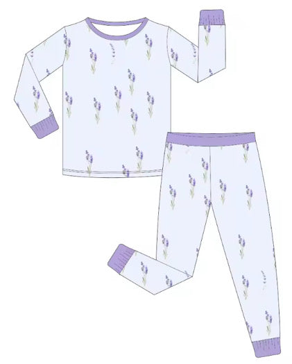 Lavender Love Bamboo Two Piece