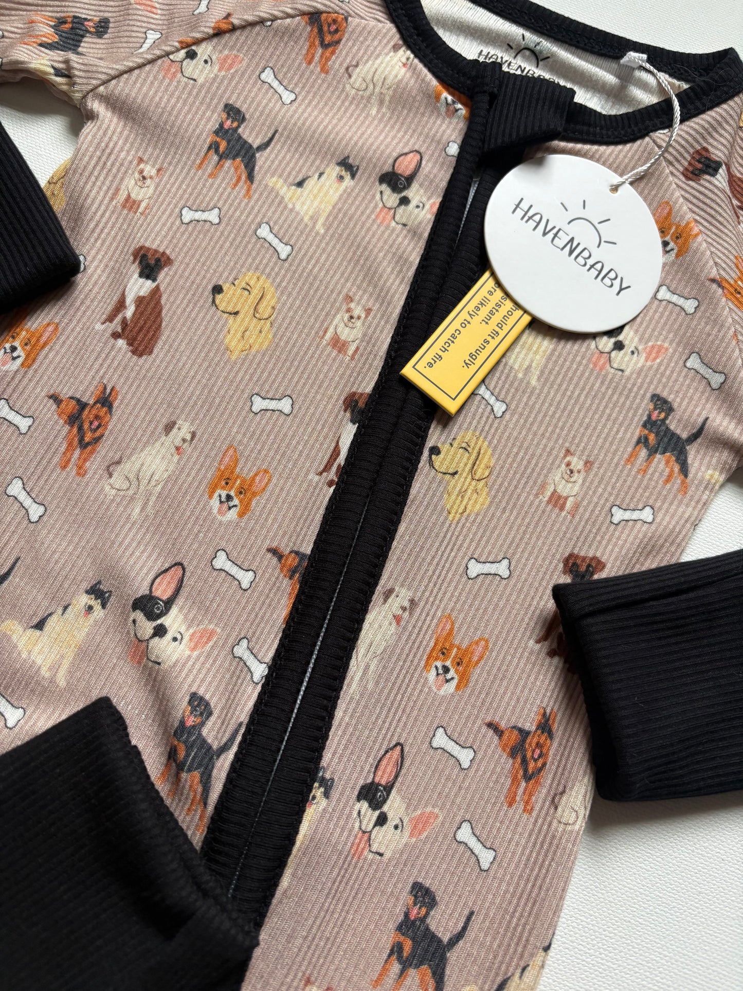 Puppy Town Bamboo Romper