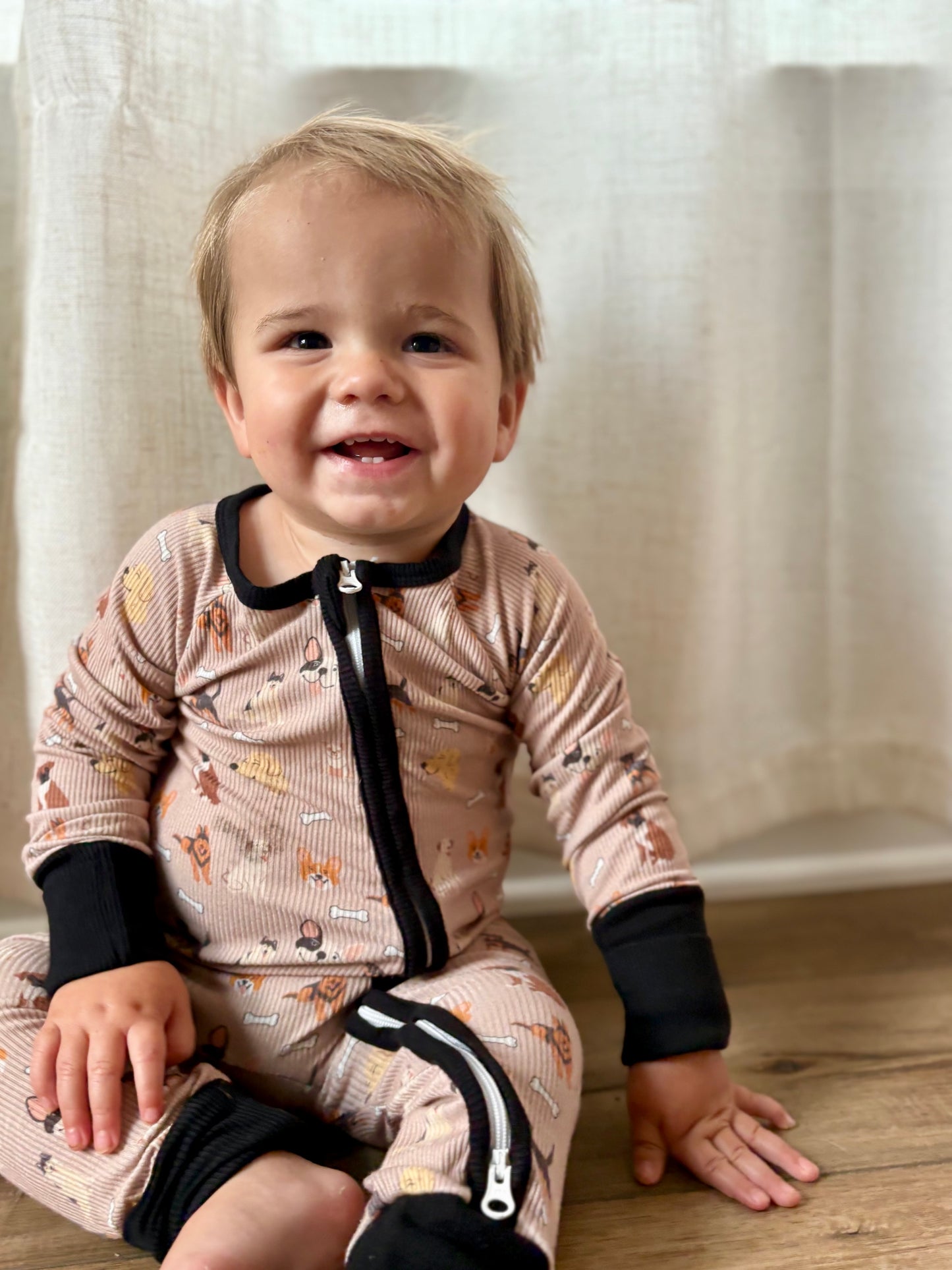 Puppy Town Bamboo Romper