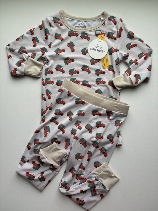 Big Red Truck Bamboo Two Piece