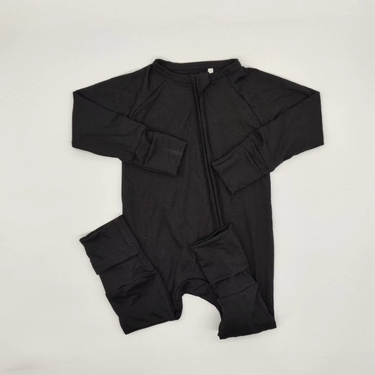 Black Bamboo Romper