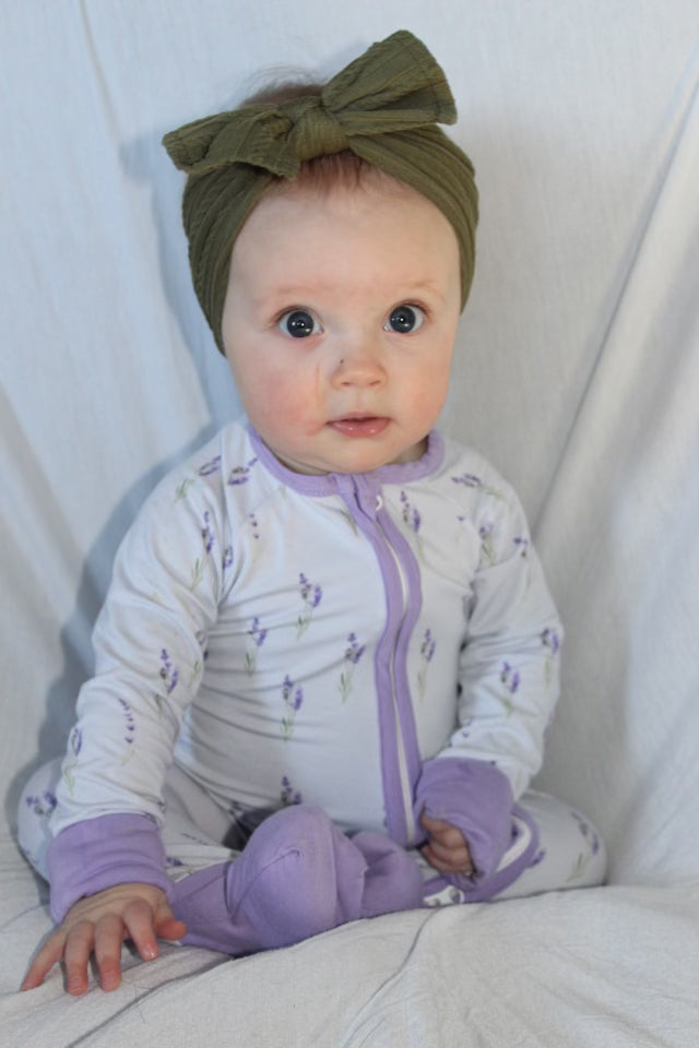 Lavender Love Bamboo Romper