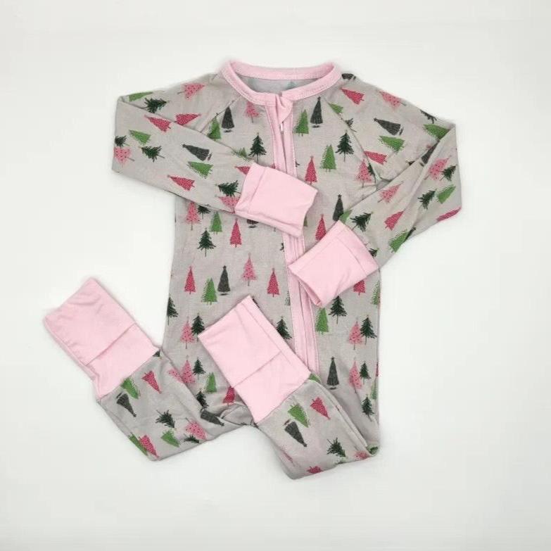 Pinkie Trees Bamboo Romper