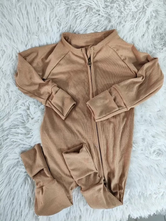 Cozy Camel Bamboo Romper