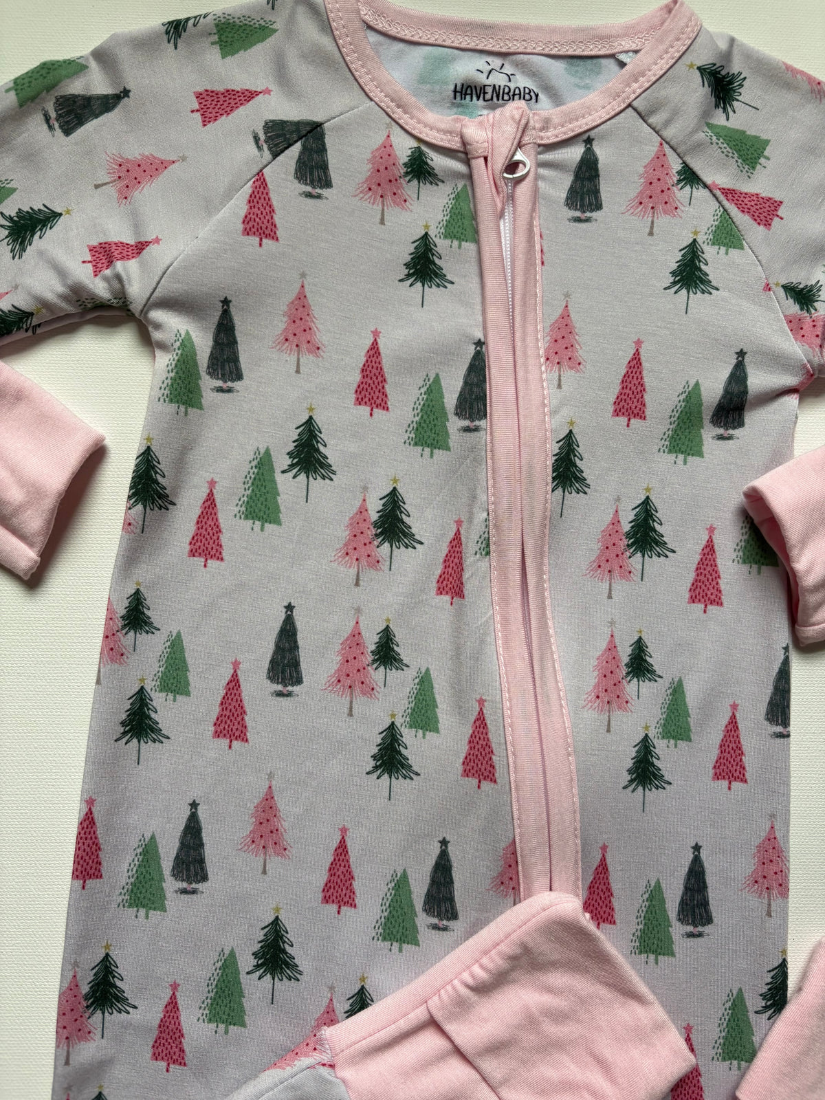 Pinkie Trees Bamboo Romper