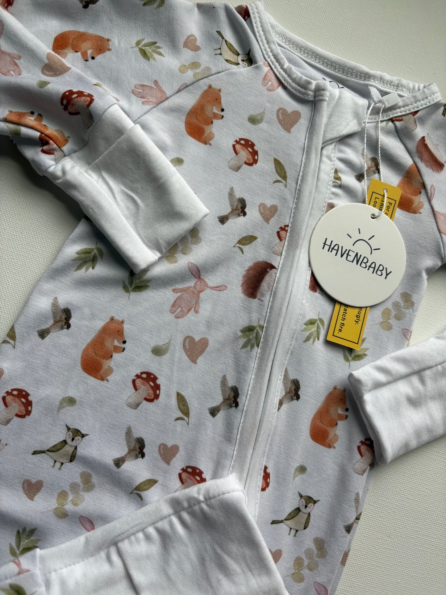 Woodland Creatures Bamboo Romper