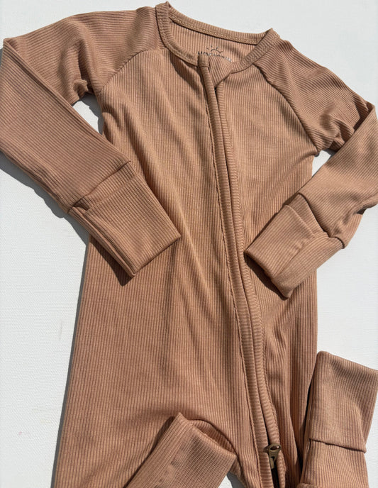 Cozy Camel Bamboo Romper