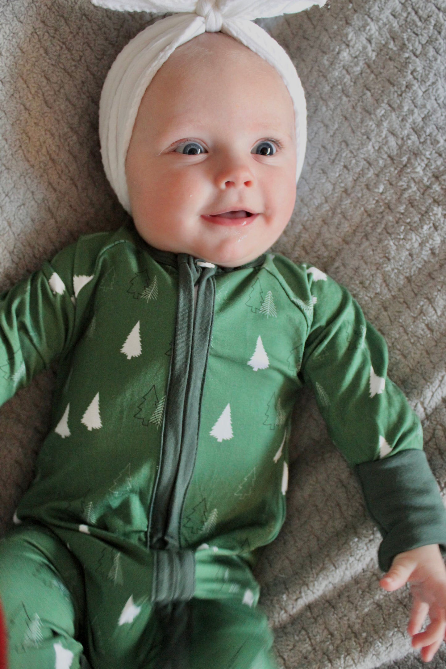 Christmas Forest Bamboo Romper