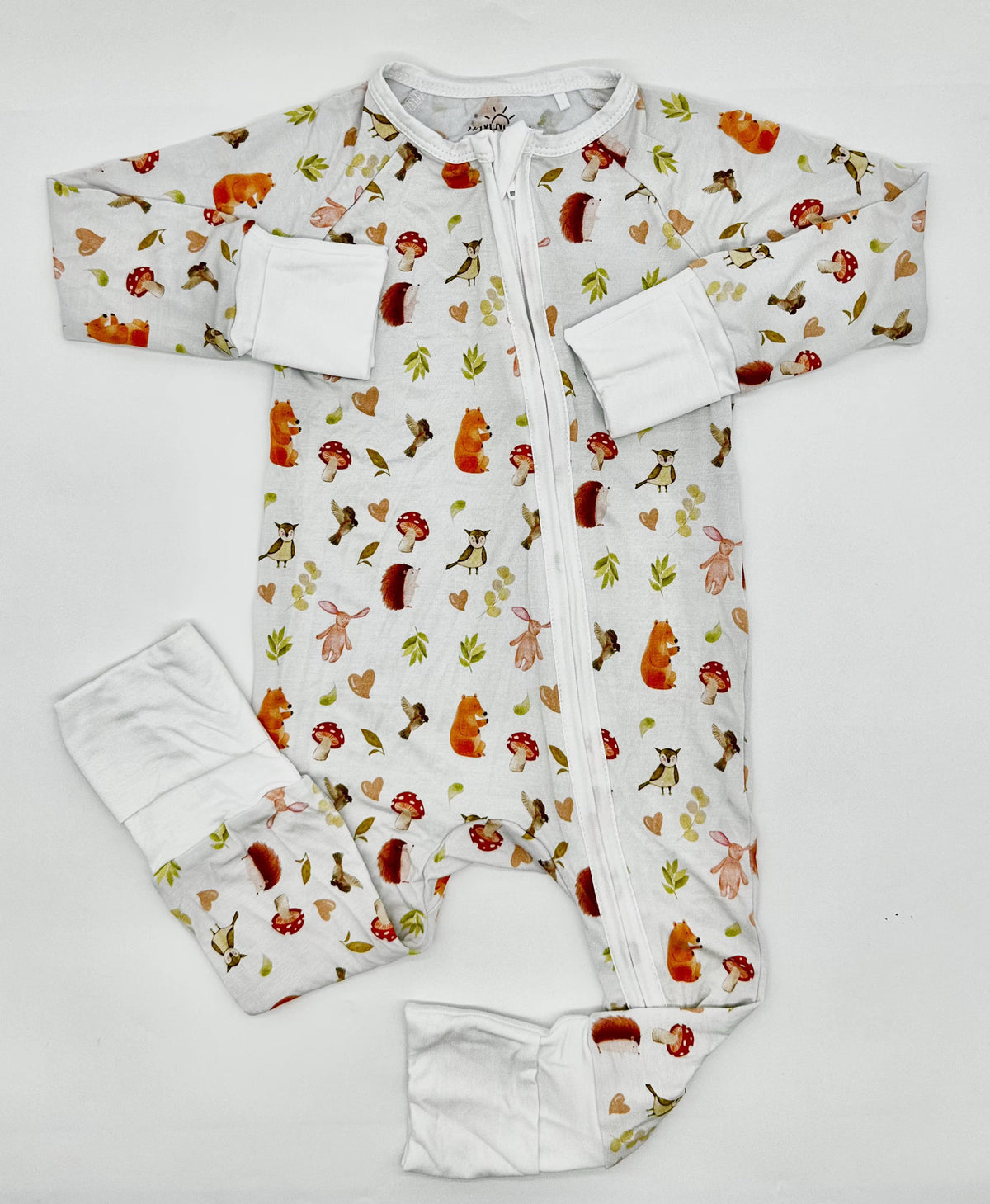 Woodland Creatures Bamboo Romper