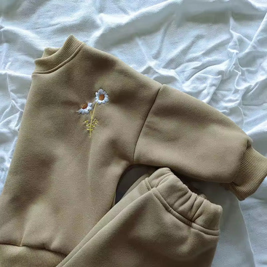 Floral Haven Cotton Crewneck Set