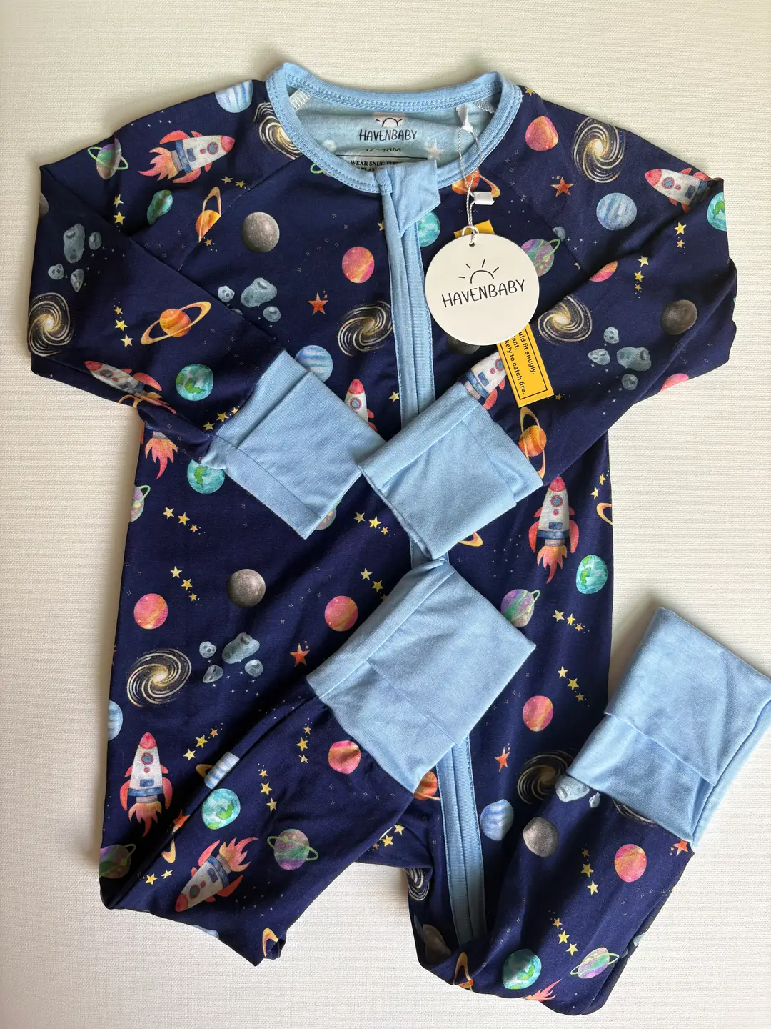 Spaceships and Dreams Bamboo Romper
